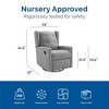 Baby Relax Mikayla 4-in-1 Nursery Swivel Glider Rocker Recliner - 4 of 4