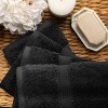 Luxury Cotton Heavyweight Ultra-Plush Hand Towel Set of 4 by Blue Nile Mills - 4 of 4