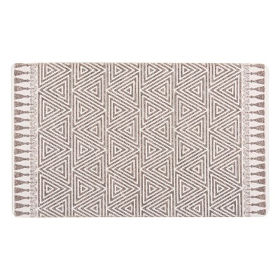 World Rug Gallery Contemporary Geometric Anti-Fatigue Standing Mat