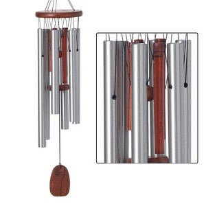 Woodstock Windchimes Singing in the Rain Chime, Wind Chimes For Outside, Wind Chimes For Garden, Patio, and Outdoor Decor, 25"L - 1 of 4