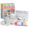 4M: KidzMaker - Paint Your Own Mini Tea Set - DIY Porcelain Painting Craft Kit - 3 of 4