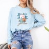 Simply Sage Market Wild Blue Yonder Garment Dyed Long Sleeve - M - Chambray - 2 of 4