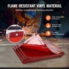 Vynxaria VEVOR Welding Screen with Frame, 6' x 8' 3 Panel Welding Curtain Screens, Flame-Resistant Vinyl Welding Protection Screen - 4 of 4
