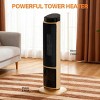 SEVOBAL Indoor Heaters 23inch Portable Space Heater with 7 Lighting Modes Oscillation Timer for Bedroom Office - 3 of 4