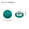 Unique Bargains Cloth Covered Aluminum Sewing Buttons 20 Pcs - 2 of 4