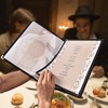 WeChef 30 Packs Restaurant Menu Covers 8.5 x 11" Triple Fold 3 Pages 6 Views Black - 2 of 4