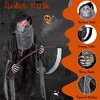 NAYSAYE Party Decoration and Accessories Halloween Reaper Figurine with Interactive Motion for Home and Garden, Multicolor, 102"*36"*102" - 4 of 4