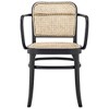 Modway Winona Elm Wood Dining Chair with Cane Rattan Seat in Black 21 x 22.5 x 32 - 2 of 4