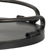 Round Metal Decorative Tray - Foreside Home & Garden - 4 of 4