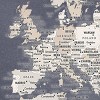 Home Magnetics Standard World Map - Midnight Blue - 3 of 4