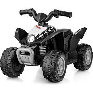 Costway Kids Ride On ATV 6V Electric Vehicle 4 Wheeler Battery Powered Motorized Quad Toy Car with LED Lights - 1 of 4