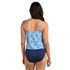 24th & Ocean Women's Standard 2-Tiered Ruffle Tankini Swimsuit Top - 2 of 2