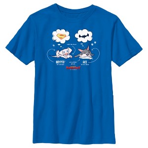 Boy's DC League of Super-Pets Cartoon Krypto and Ace Dreams T-Shirt - 1 of 4