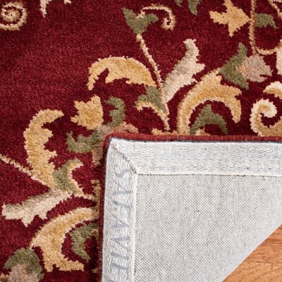 Heritage Red 5' x 8' Hand-Tufted Wool Area Rug