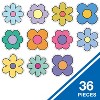 Carson Dellosa Education Happily Ever Elementary Retro Remix Flowers Cutouts, 36 Per Pack, 3 Packs - 3 of 4
