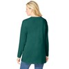 Woman Within Plus Size Perfect Long-Sleeve V-Neck Tunic - 3 of 4