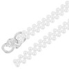INSPIRE CHIC Women's Pearl Belt Crystal Rhinestone Retro Elastic Thin Waist Belt for Wedding Dress - 3 of 4