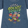 - Rocket Power - Finish Line Graphic Short Sleeve Fleece Dress - 2 of 4