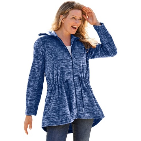 Woman Within Women's Plus Size Microfleece Anorak - image 1 of 3