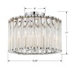 Crystorama Lighting Elliot 4 - Light Flush Mount in  Polished Nickel - 2 of 4