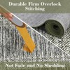 Indoor Modern Bordered Solid Color Area Rugs for Bedroom Living Room Easy Care Washable Soft Low Pile Non Slip Foldable Carpet - 3 of 4