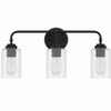 Craftmade Lighting Stowe 3 - Light Vanity in  Flat Black - 4 of 4