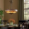 Belle Fleur 4-Light Vintage Bronze Pendant Light - 2 of 4