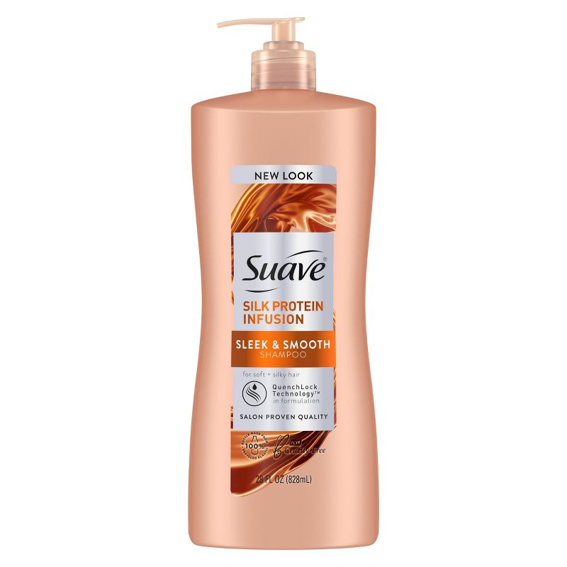 Suave Silk Protein Infusion Sleek and Smooth Shampoo - 28 fl oz, 3 of 7