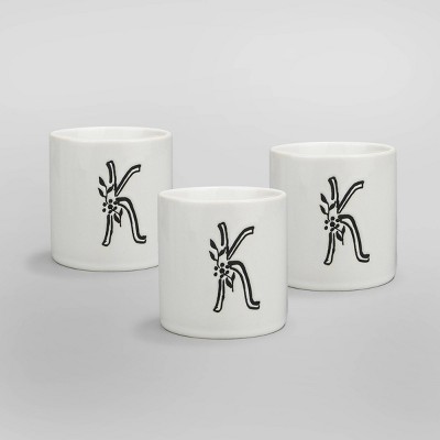 3ct Monogram 4oz Ceramic Candle K - Bullseye's Playground™