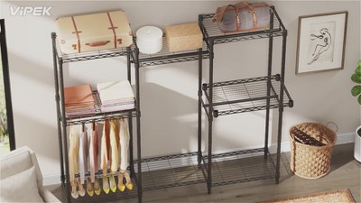 VIPEK Black 6-Tier Heavy Duty Wire Garment Rack