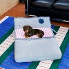 ZEZE Denim Foldable Pet Sofa Bed-Blue - 3 of 4