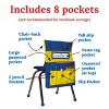 Carson Dellosa Education Chairback Buddy™ Blue and Yellow Pocket Chart Storage (1 piece) - 4 of 4