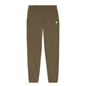 Dalix Alien Embroidered Sweatpant Heavy Weight Fleece Relaxed Fit Lounge Mens - 1 of 4