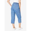 Woman Within Women's Plus Size Carpenter Denim Capri - image 3 of 4