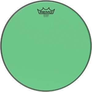 Remo Emperor Colortone Green Drum Head - 1 of 2