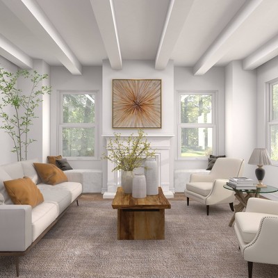 Coastal Charm 17" White Ceramic Textured Vase