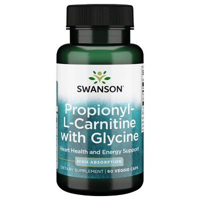 Swanson Sports Supplements Propionyl L-Carnitine with Glycine 60 Veg Caps.