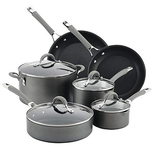Circulon Cookware 10-Piece Tri-Ply Clad Nonstick Cookware Set with
