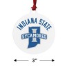 Indiana State University Sycamores Aluminum Holiday Christmas Tree Ornament - 3 of 4