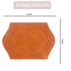 Waterford Collection Cotton Tufted Bath Rug - Home Weavers - 3 of 4