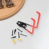 Unique Bargains Garage Storage Hooks with Screws Medium Square Base Plate without Hook 5.1"x5.1"x2.2" 1 Pcs - 2 of 4