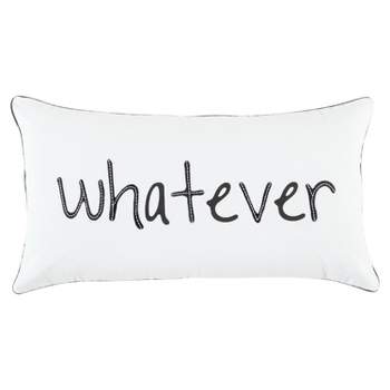 14"X26" Oversized Whatever Poly Filled Lumbar Throw Pillow - Rizzy Home