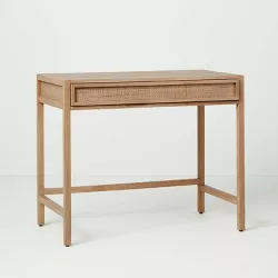 Wood & Cane Transitional Writing Desk - Hearth & Hand™ with Magnolia