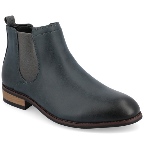 vinden er stærk Guggenheim Museum bladre Vance Co. Men's Medium And Wide Width Landon Chelsea Dress Boot Navy 10.5wd  : Target