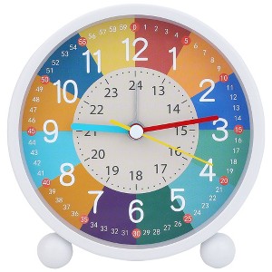 REGALWOVEN Metal Alarm Battery Powered Alarm Clock 4.5"L x 2.0"W x 4.7"H 1 Pc - 1 of 4