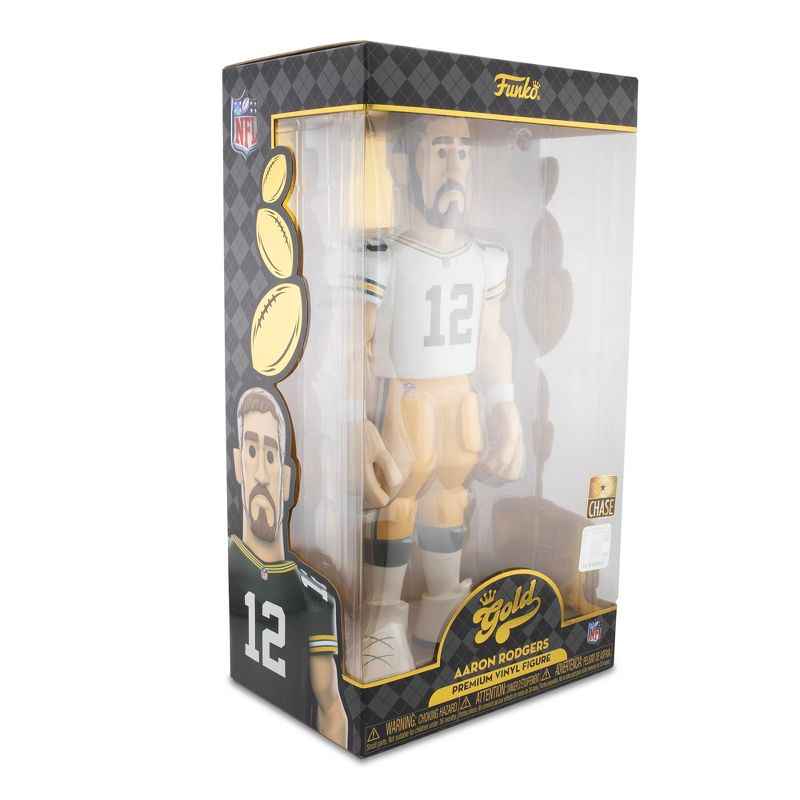 Funko Green Bay Packers NFL Funko Gold 12 Inch Vinyl Figure | Aaron Rodgers CHASE, 2 of 7