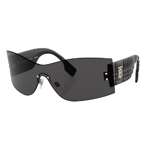 Burberry BELLA BE 3137 110987 Womens Rimless Sunglasses Dark Grey 45mm - 1 of 3