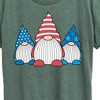 Women's - Instant Message - Patriotic Gnomes Short Sleeve Graphic T-Shirt - 2 of 4
