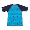 Boy's Kayak Short Raglan Sleeve Rashguard Tee - Noruk Collection - 3 of 4