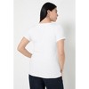 June + Vie by Roaman's Women's Plus Size Ribbed Scoopneck Top - 3 of 4